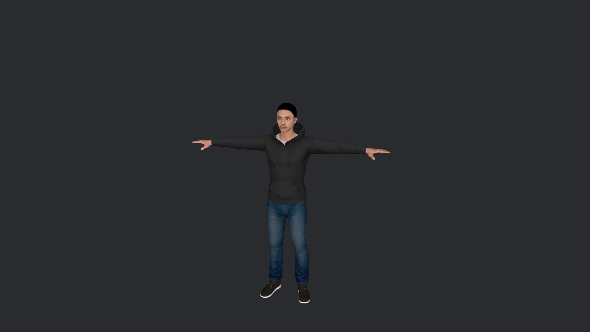 Jaden Smith Hyper Realistic Full Body  Rigged 3D Character 3D model_13