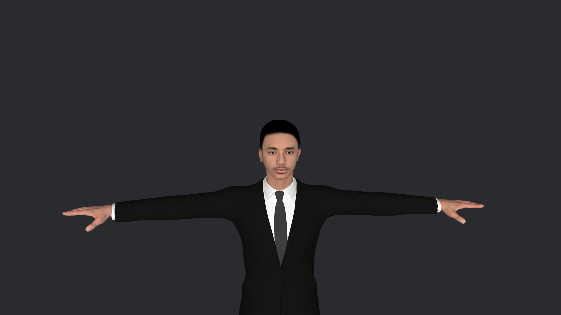 Jaden Smith Hyper Realistic Full Body  Rigged 3D Character 3D model_1