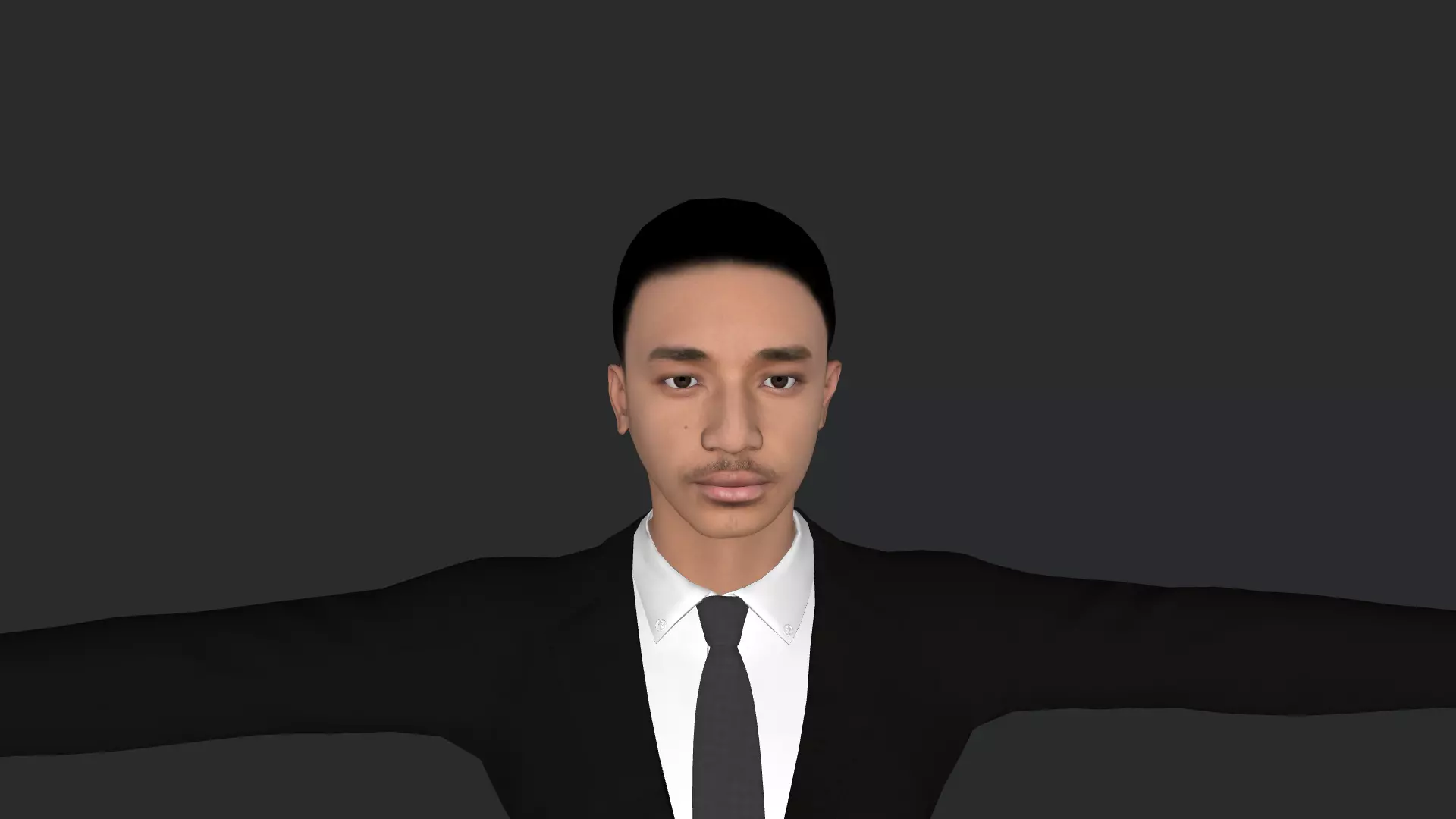 Jaden Smith Hyper Realistic Full Body  Rigged 3D Character 3D model_0