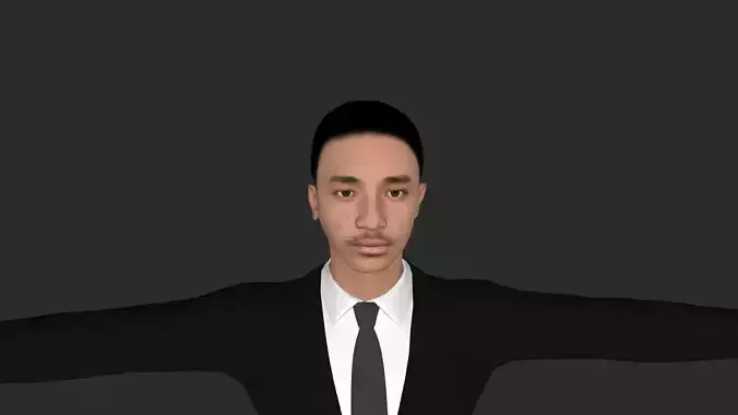Jaden Smith Hyper Realistic Full Body  Rigged 3D Character