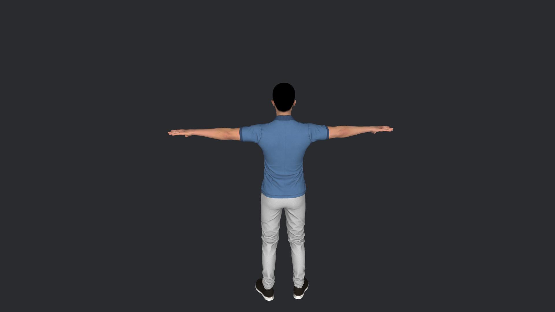 Jaden Smith Hyper Realistic Full Body  Rigged 3D Character 3D model_9