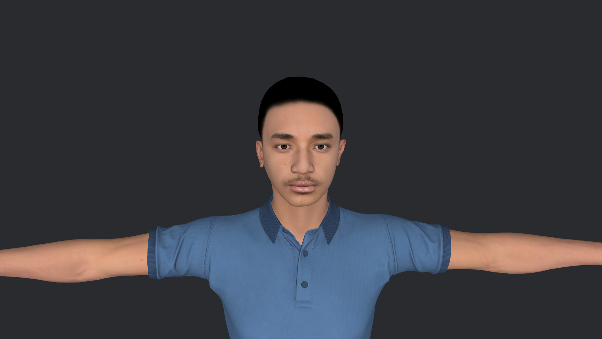Jaden Smith Hyper Realistic Full Body  Rigged 3D Character 3D model_5