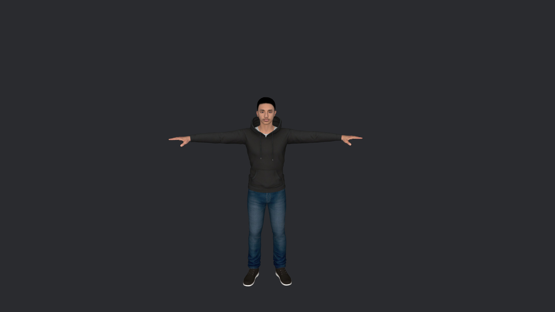 Jaden Smith Hyper Realistic Full Body  Rigged 3D Character 3D model_12