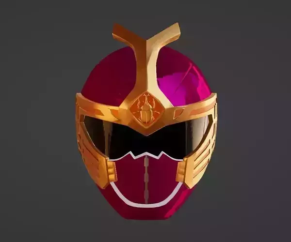 Power Rangers Ninja Storm Crimson Thunder Ranger Helmet 3D print model