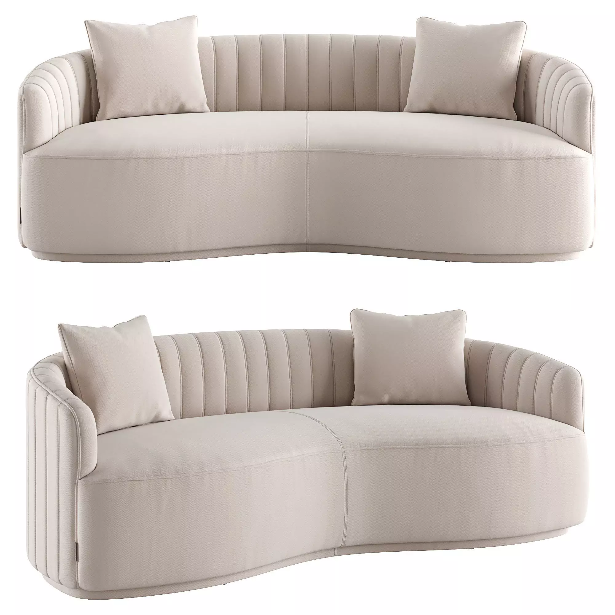 Sofa Brioche 3D model_0