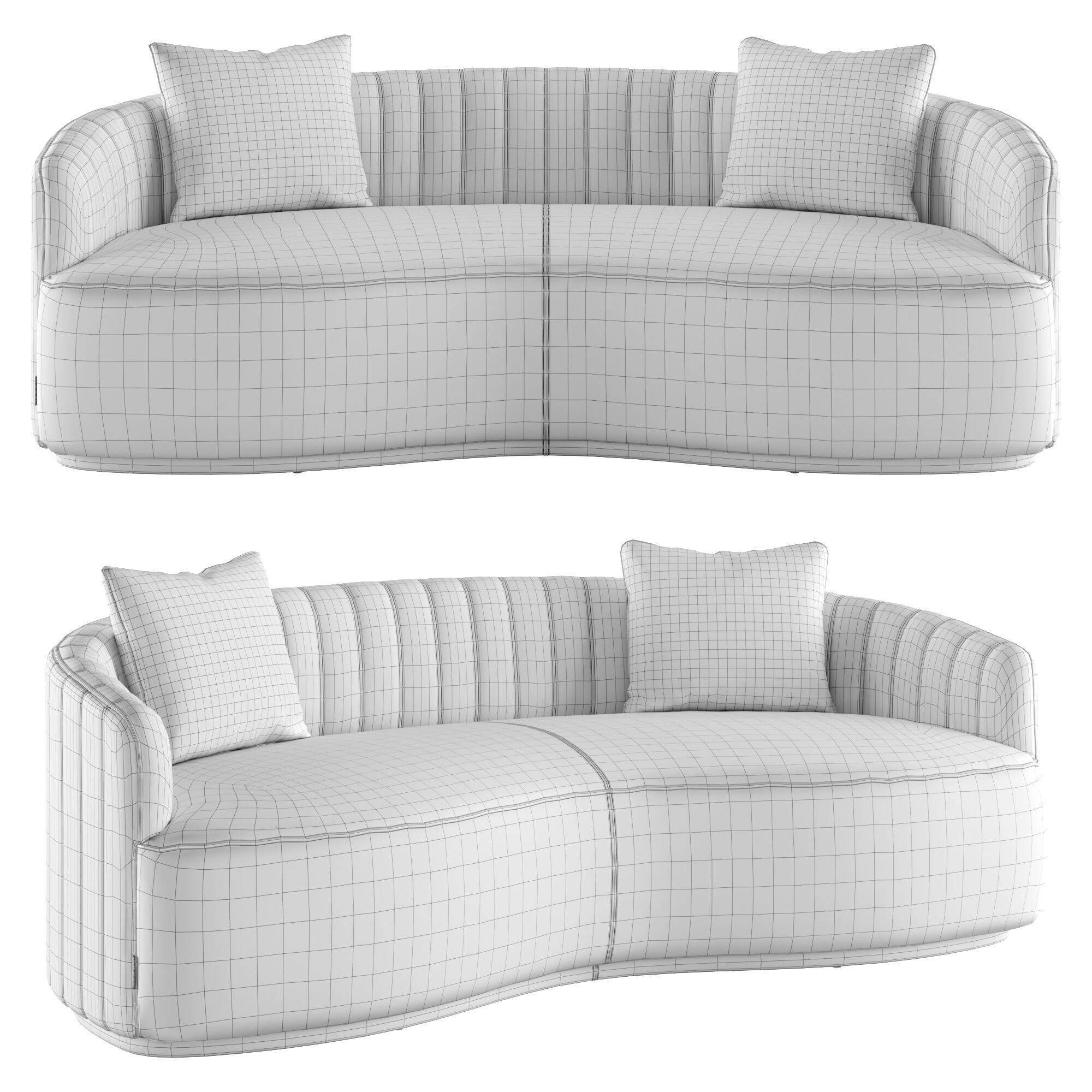 Sofa Brioche 3D model_2