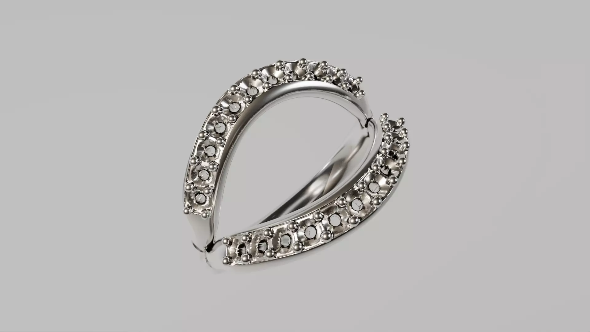 Split shank ring melee 2mm diamond Free 3D print model