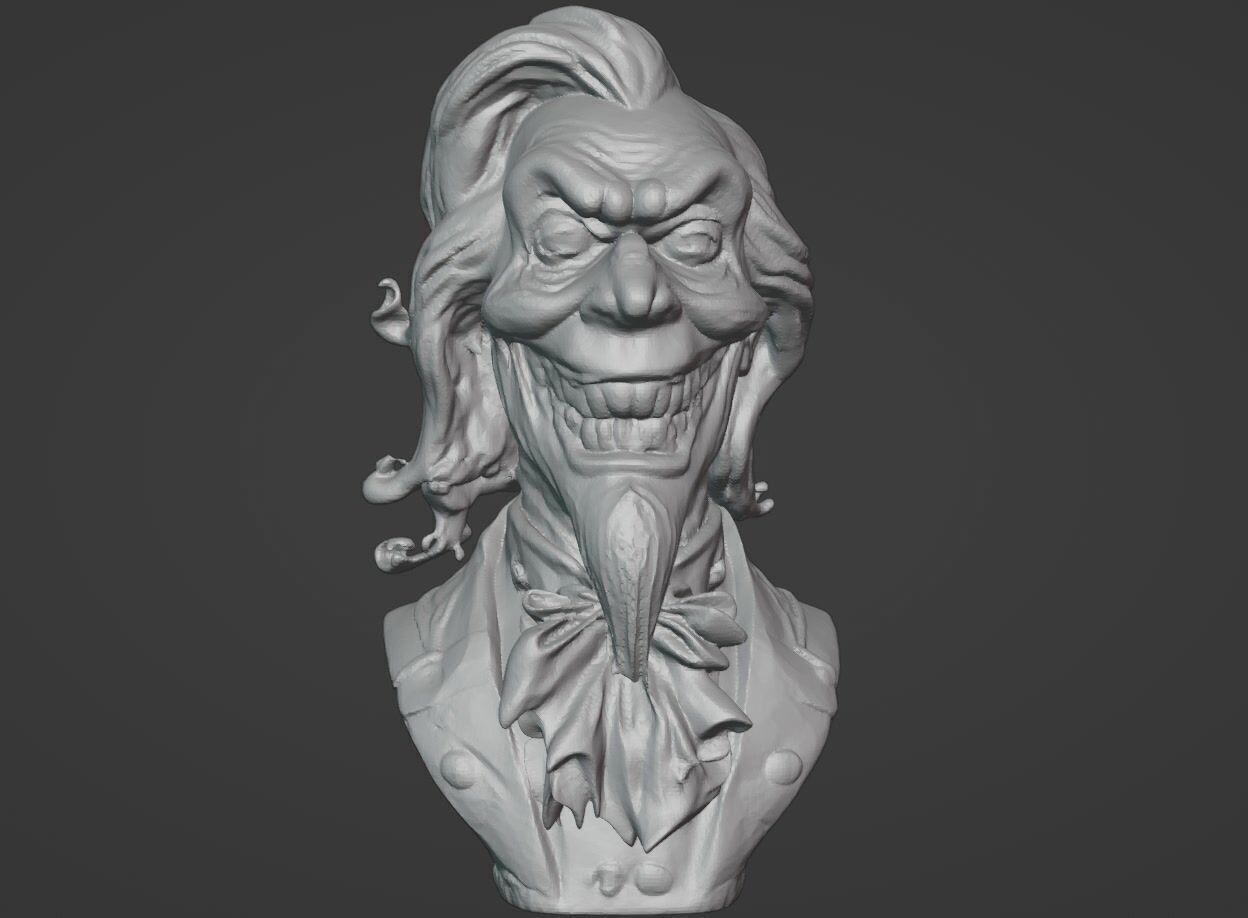 Haunted Mansion Uncle Lucius Bust  3D print model_2
