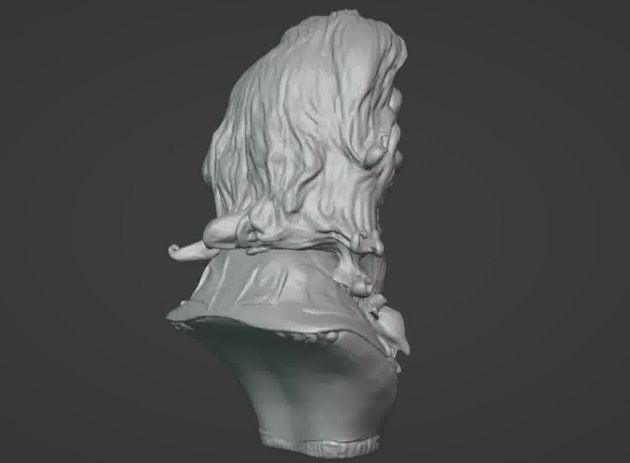 Haunted Mansion Uncle Lucius Bust  3D print model_25