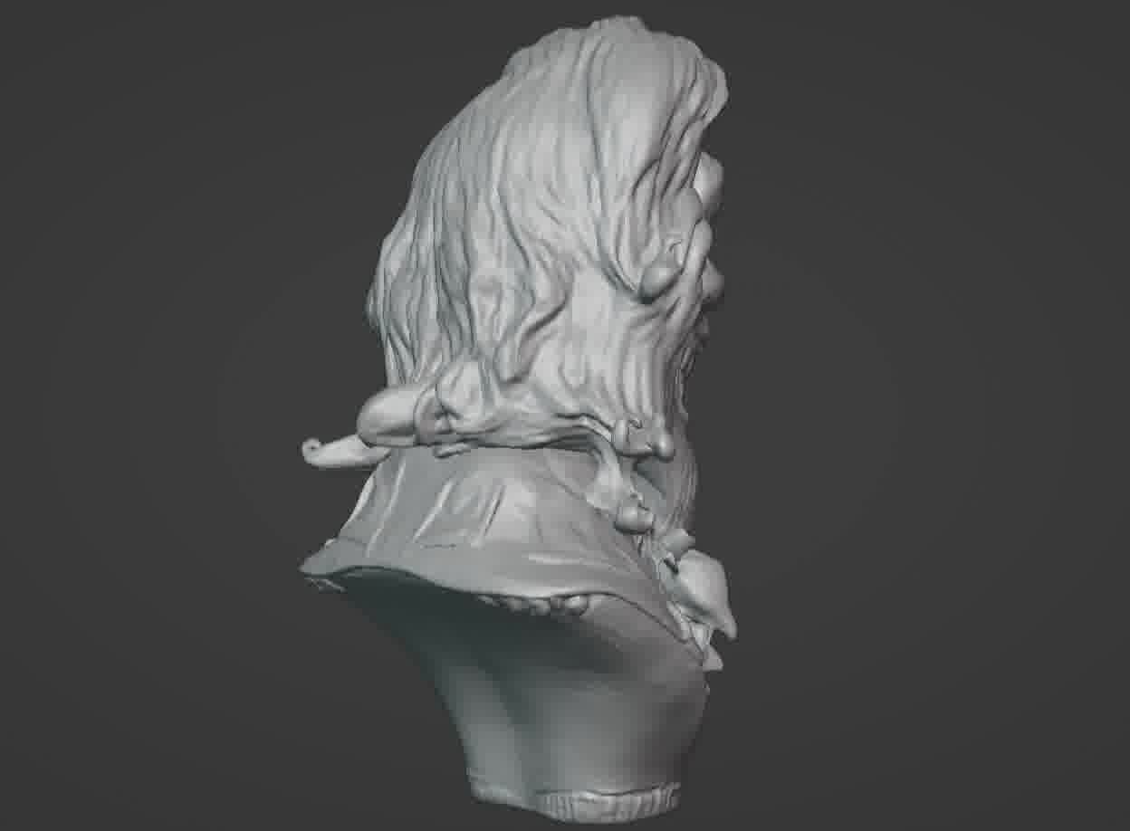 Haunted Mansion Uncle Lucius Bust  3D print model_24