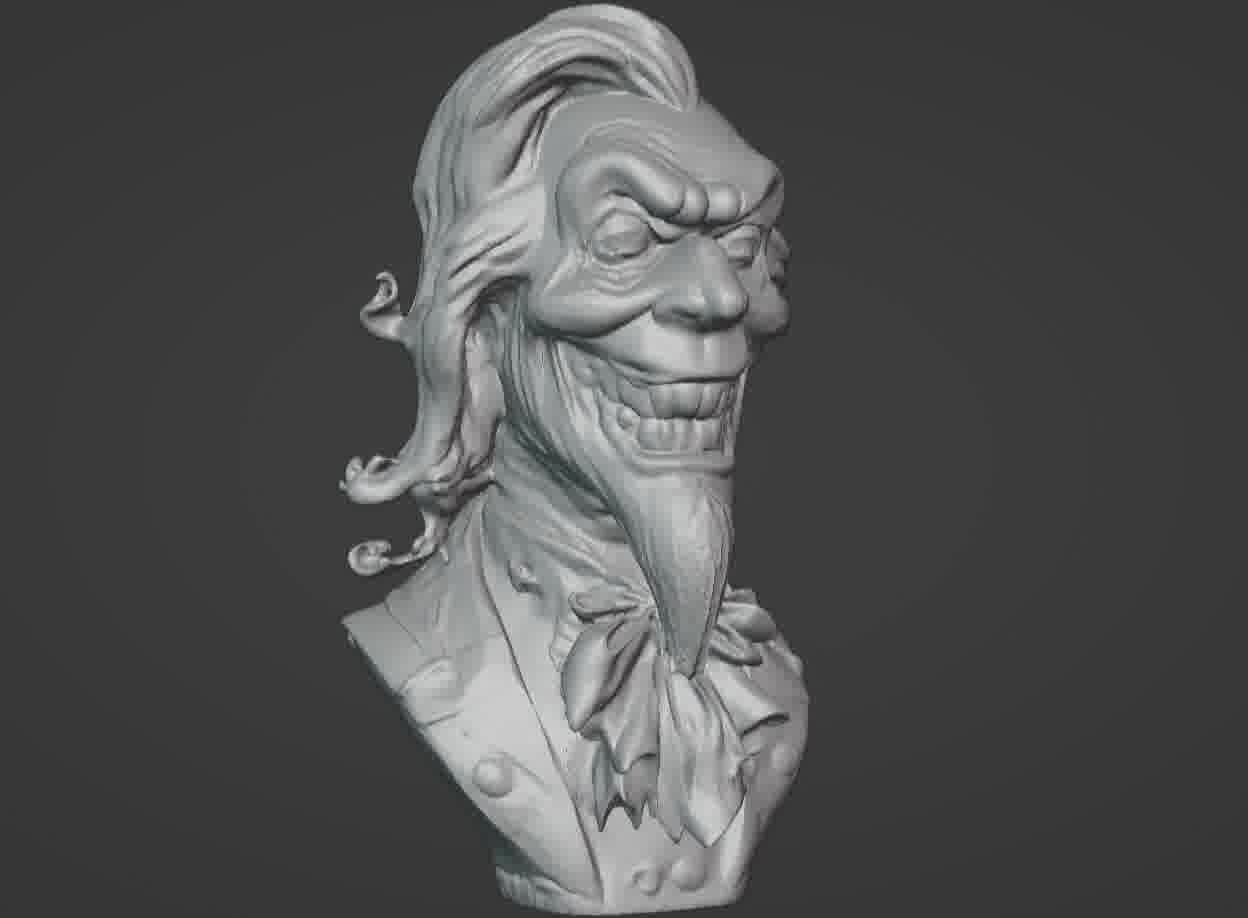 Haunted Mansion Uncle Lucius Bust  3D print model_13