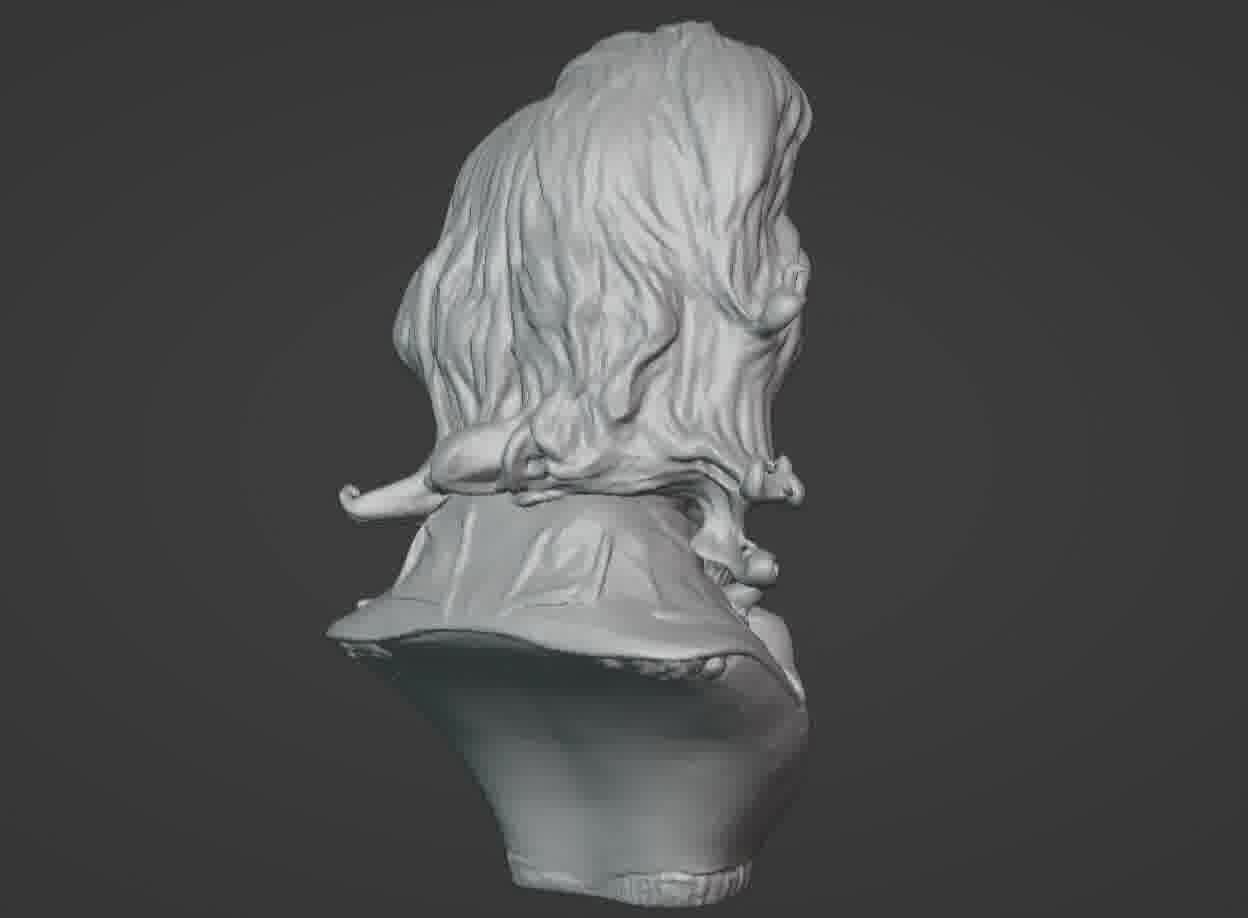 Haunted Mansion Uncle Lucius Bust  3D print model_26