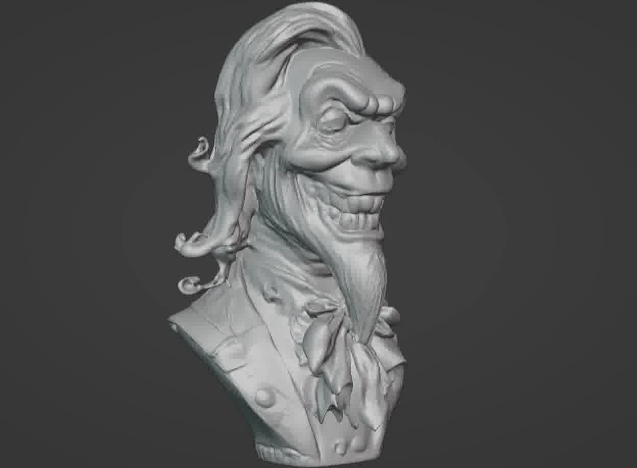 Haunted Mansion Uncle Lucius Bust  3D print model_14