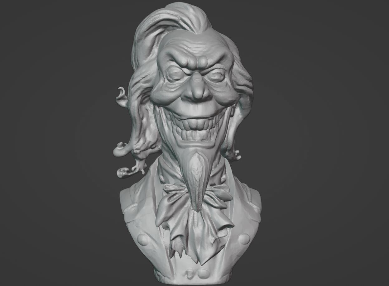 Haunted Mansion Uncle Lucius Bust  3D print model_3