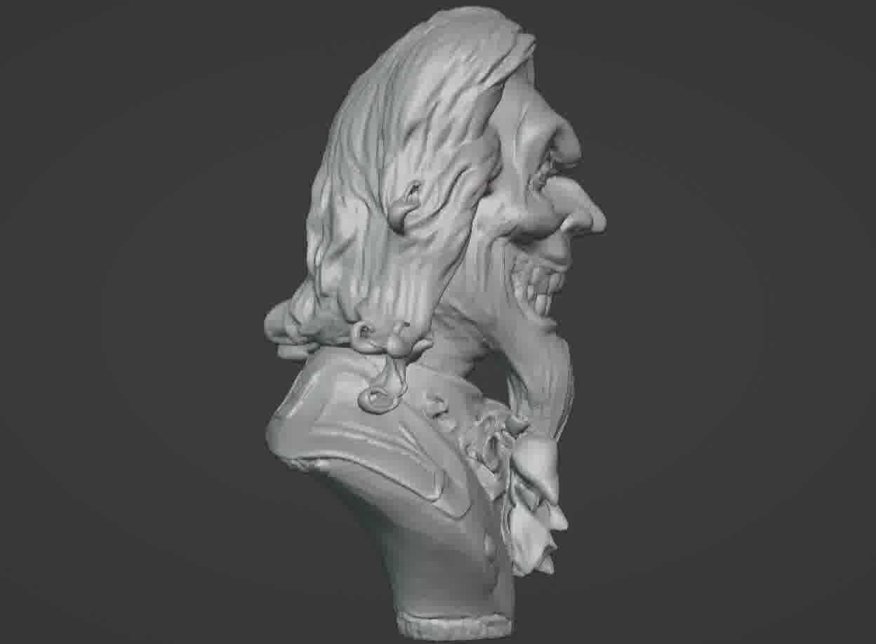 Haunted Mansion Uncle Lucius Bust  3D print model_21