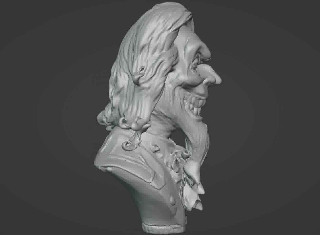 Haunted Mansion Uncle Lucius Bust  3D print model_20