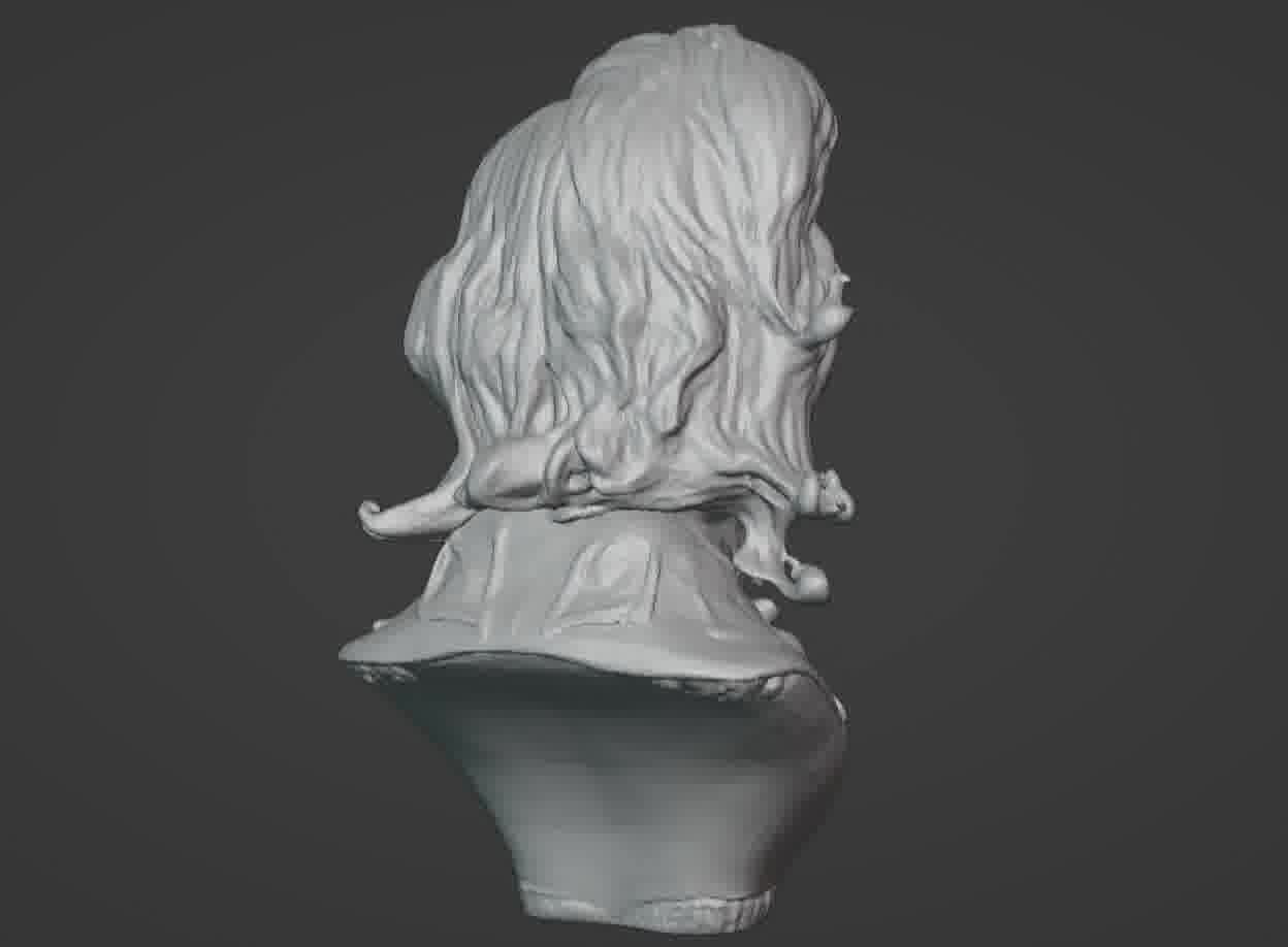 Haunted Mansion Uncle Lucius Bust  3D print model_27