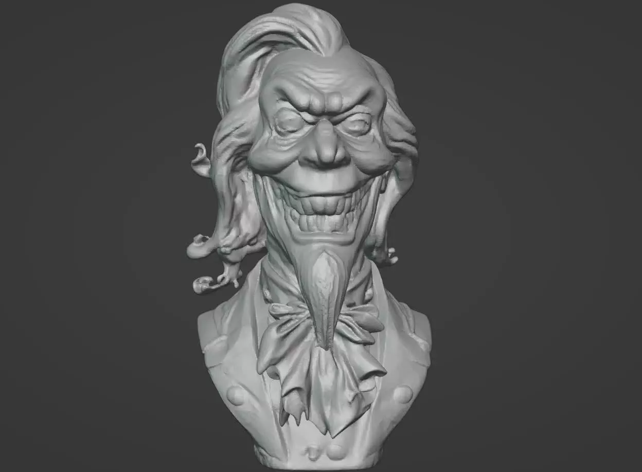 Haunted Mansion Uncle Lucius Bust  3D print model_0