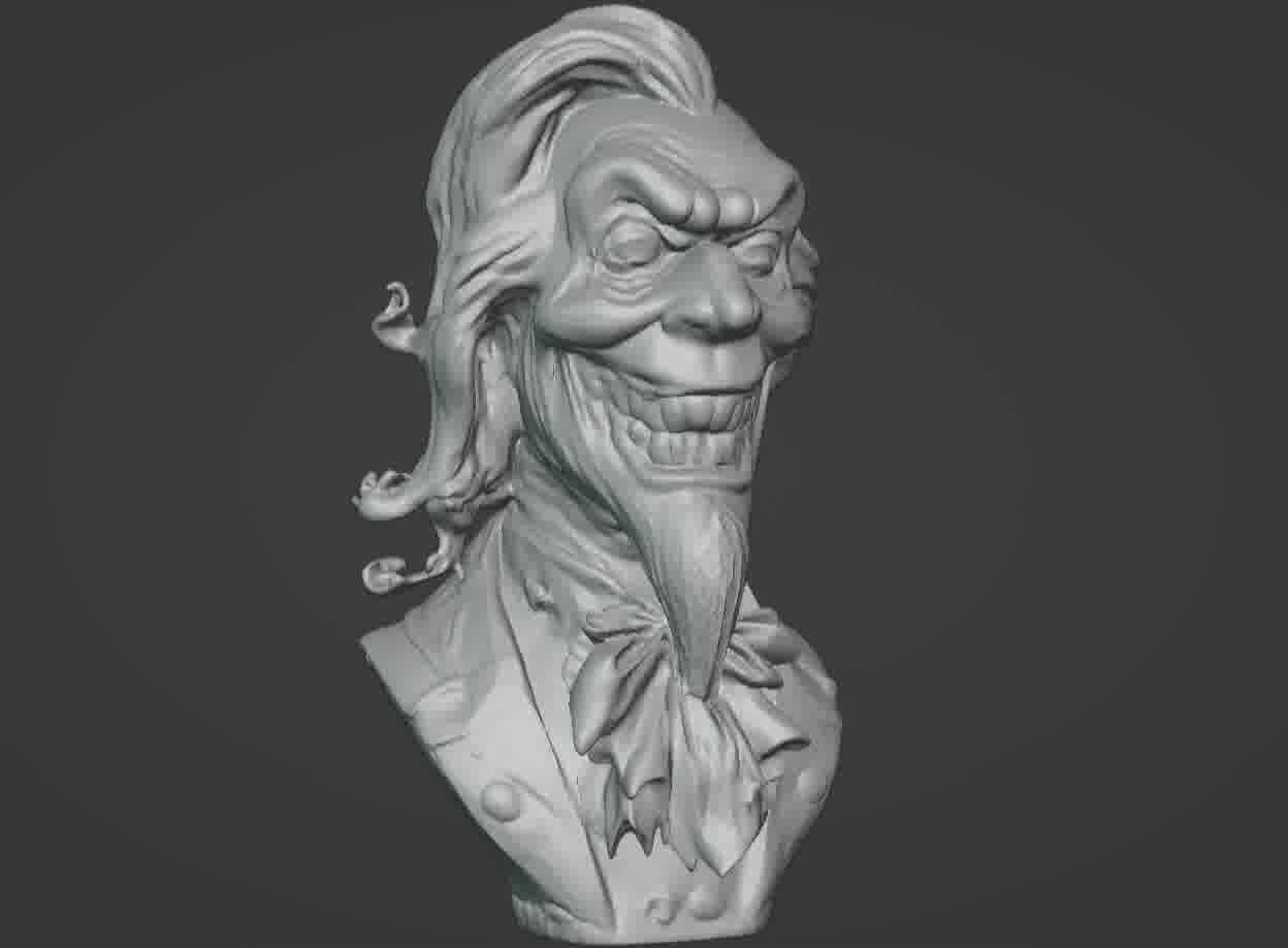 Haunted Mansion Uncle Lucius Bust  3D print model_12