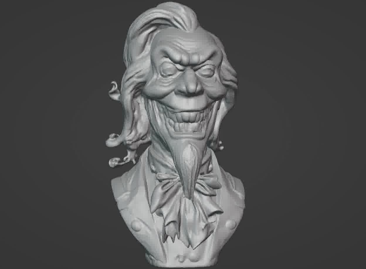 Haunted Mansion Uncle Lucius Bust  3D print model_11