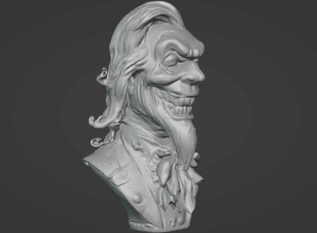 Haunted Mansion Uncle Lucius Bust  3D print model_15