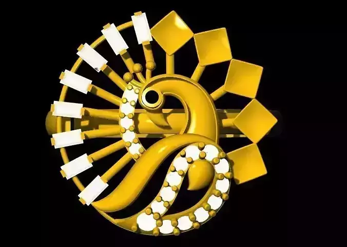 peacock ring 3dm file