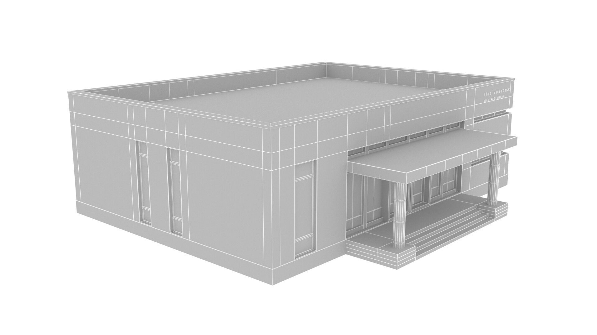 emergency Low-poly 3D model_11