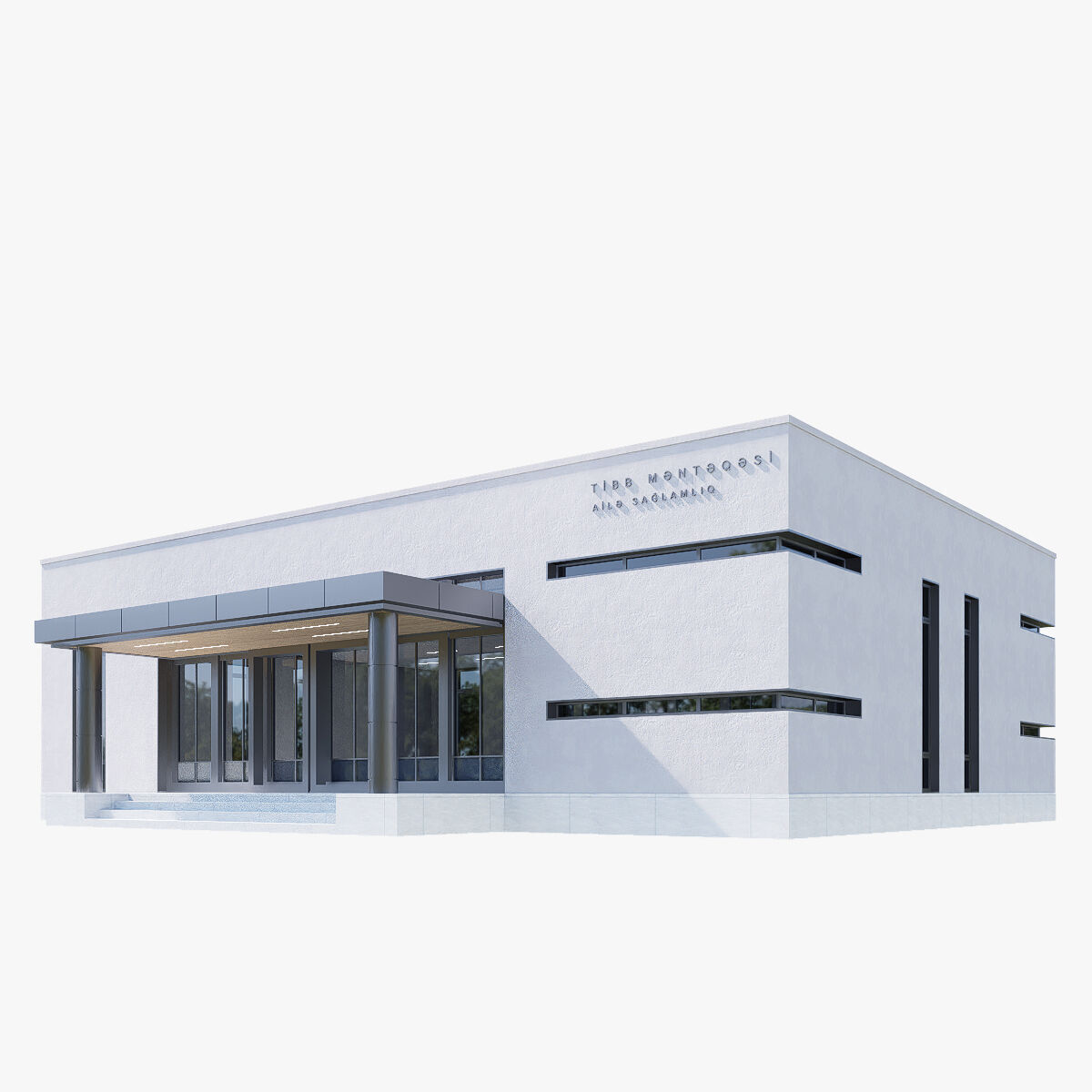 emergency Low-poly 3D model_8