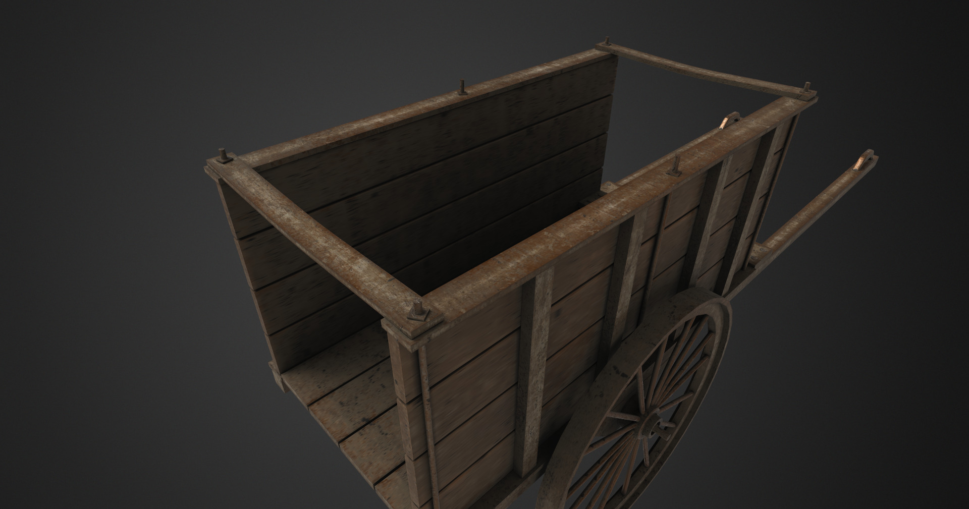 Caravan Low-poly 3D model_6