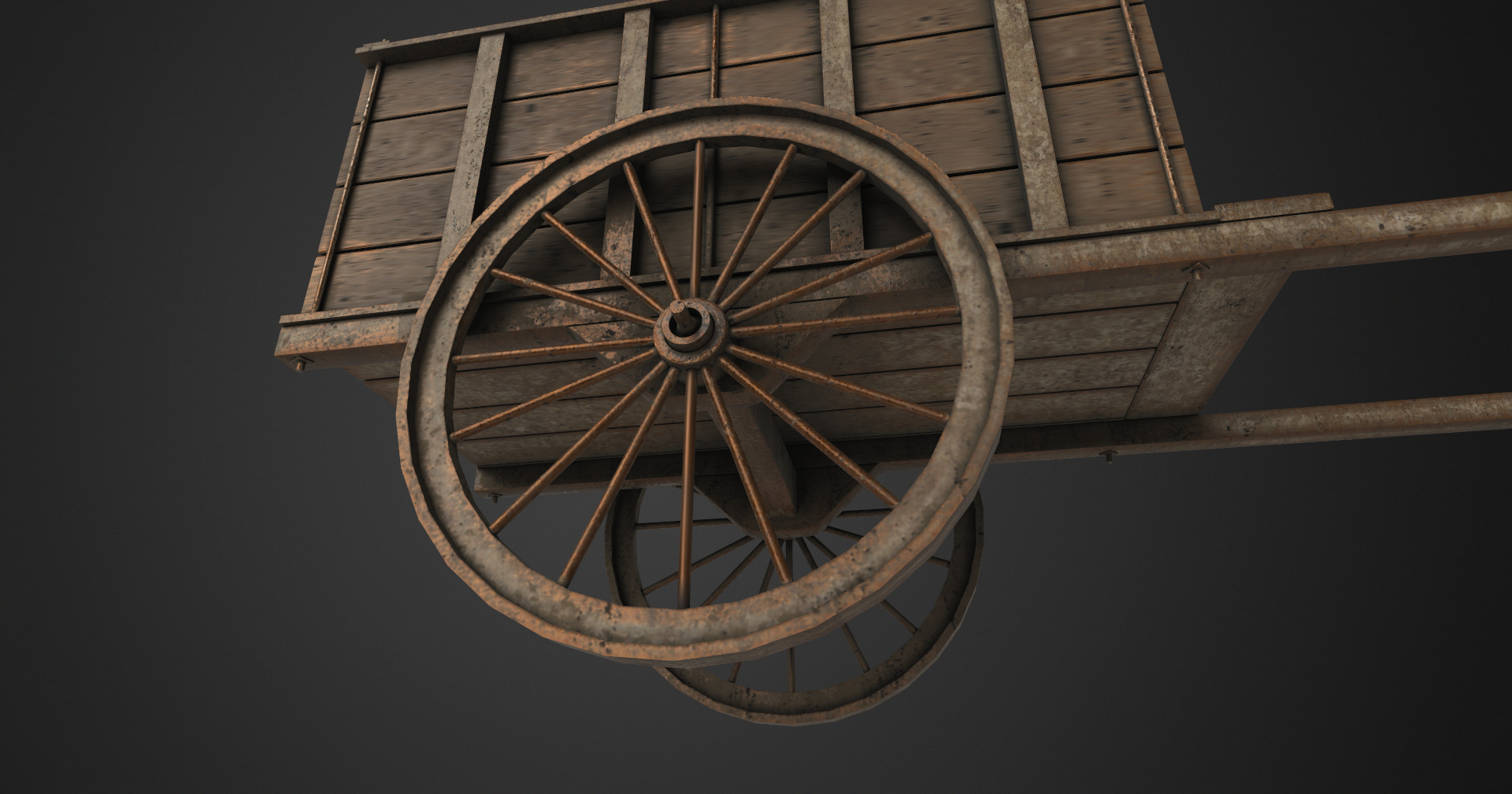 Caravan Low-poly 3D model_5