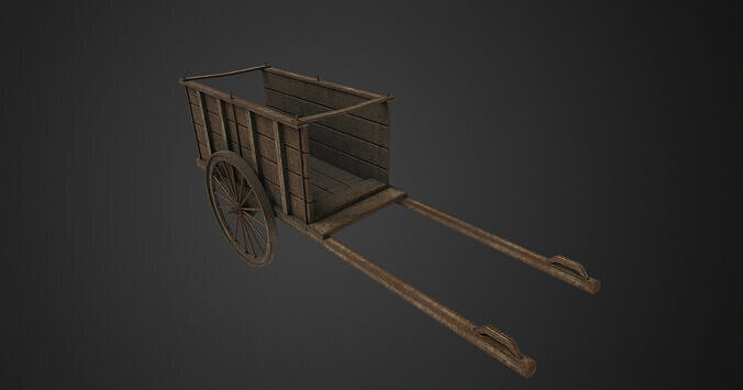 Caravan Low-poly 3D model