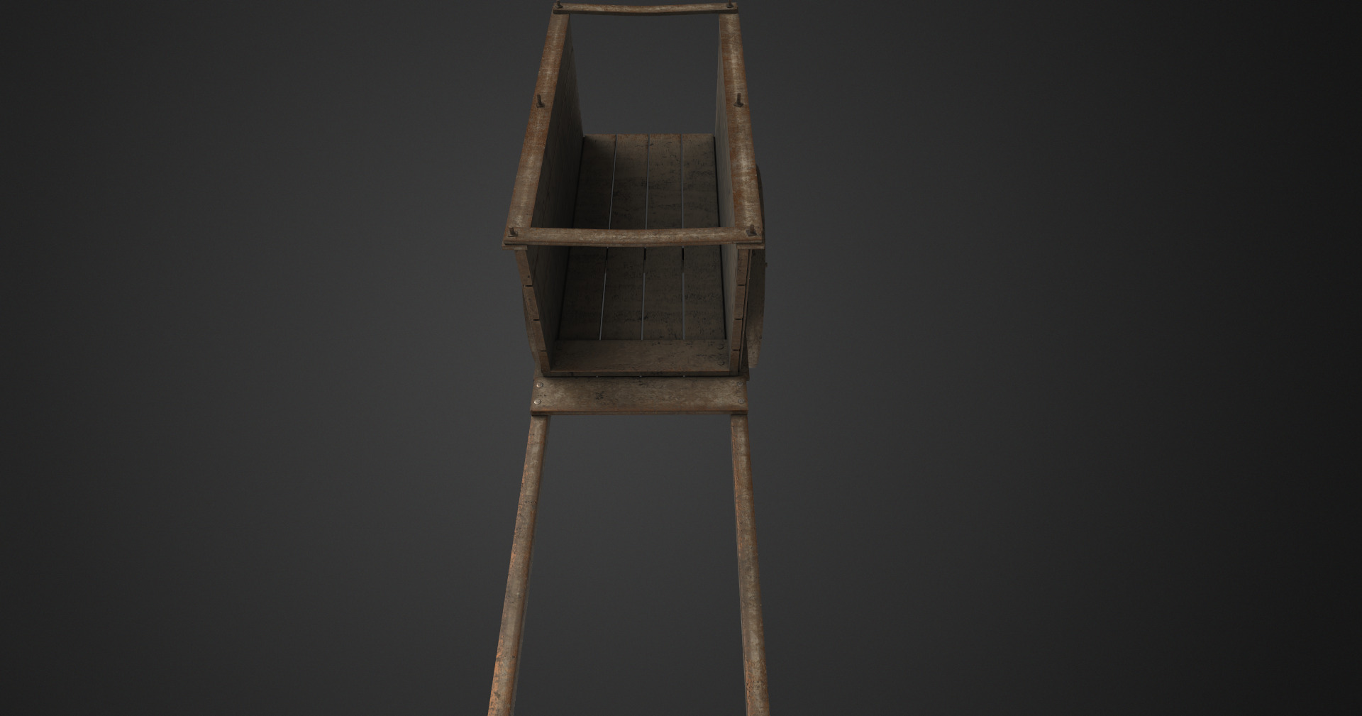 Caravan Low-poly 3D model_2