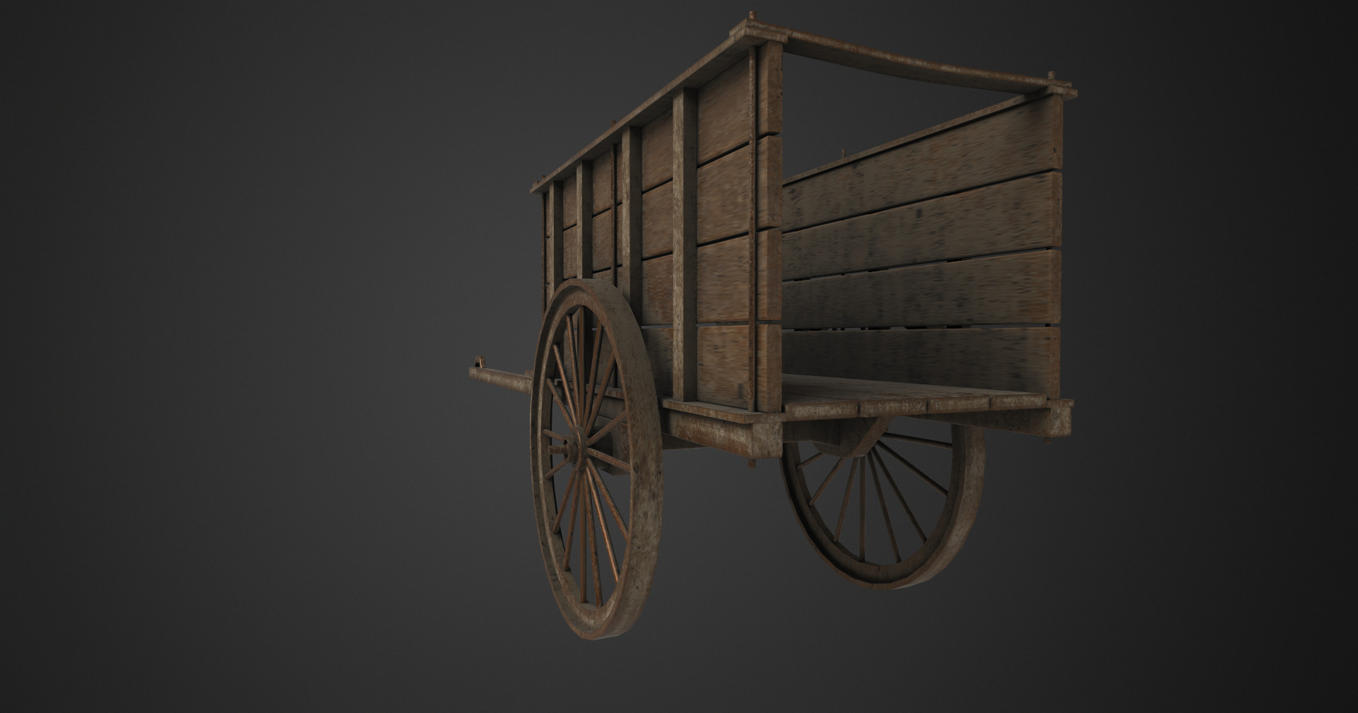 Caravan Low-poly 3D model_3