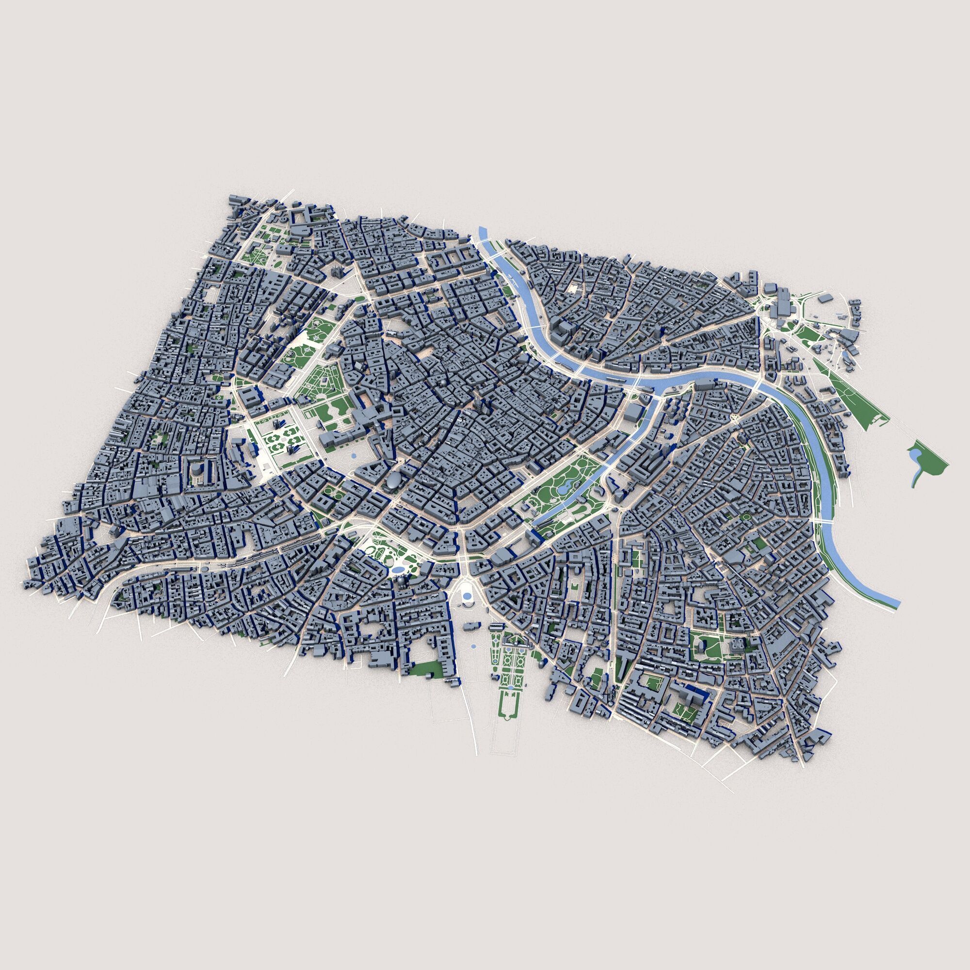 Vienna City Austria 3D model_1