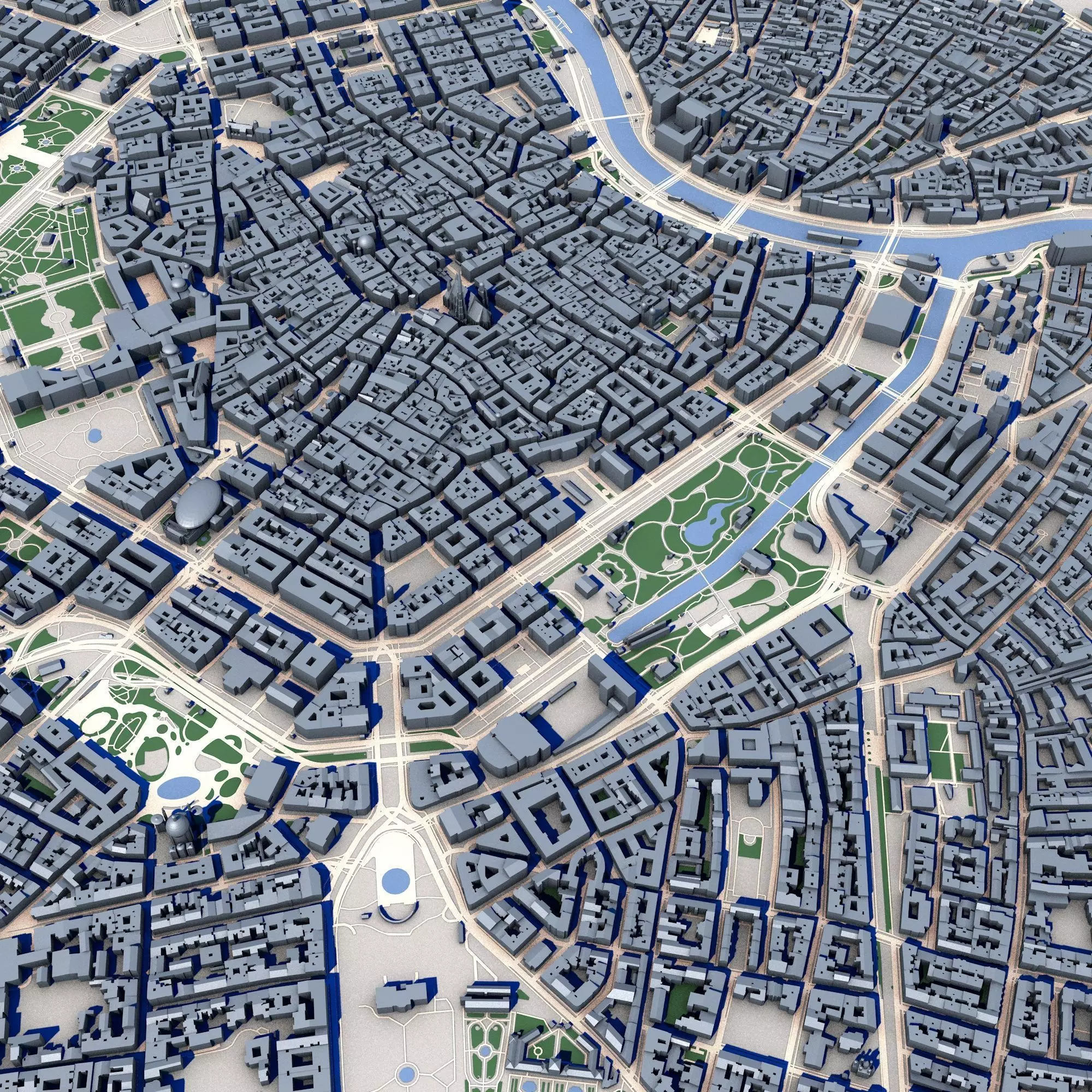 Vienna City Austria 3D model_0