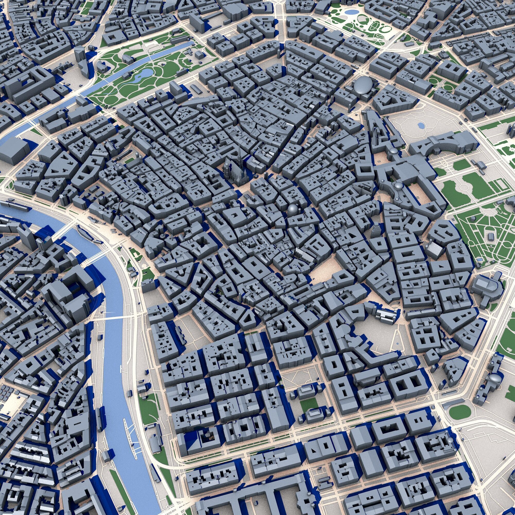 Vienna City Austria 3D model_6