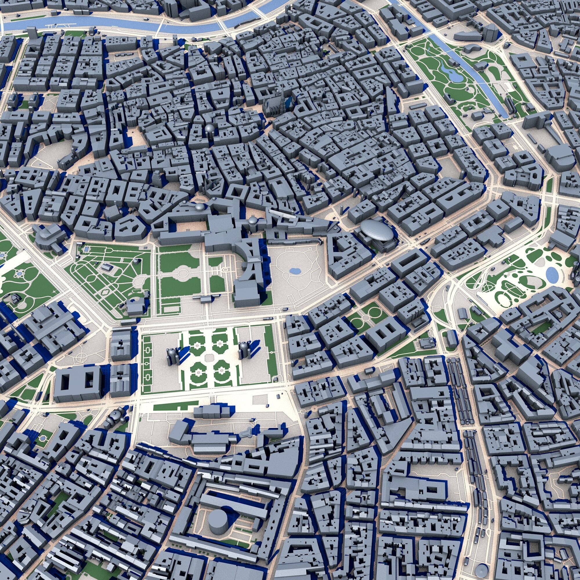Vienna City Austria 3D model_4
