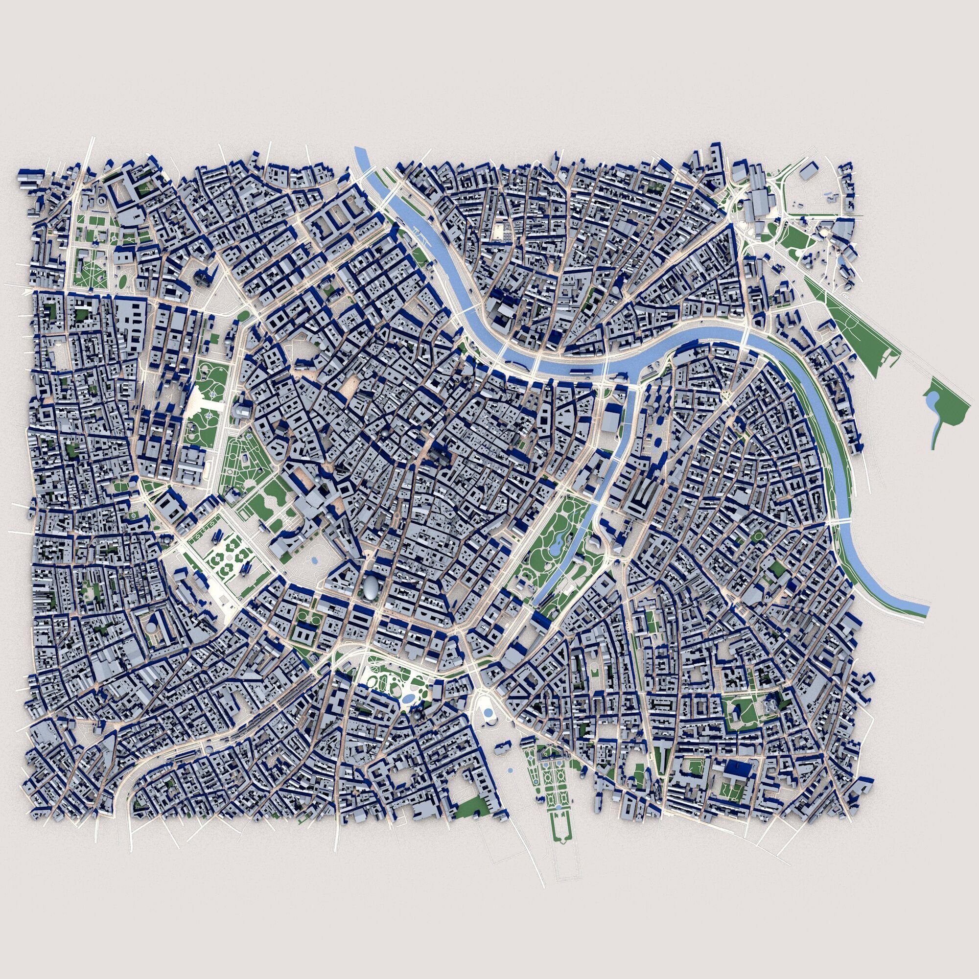 Vienna City Austria 3D model_2