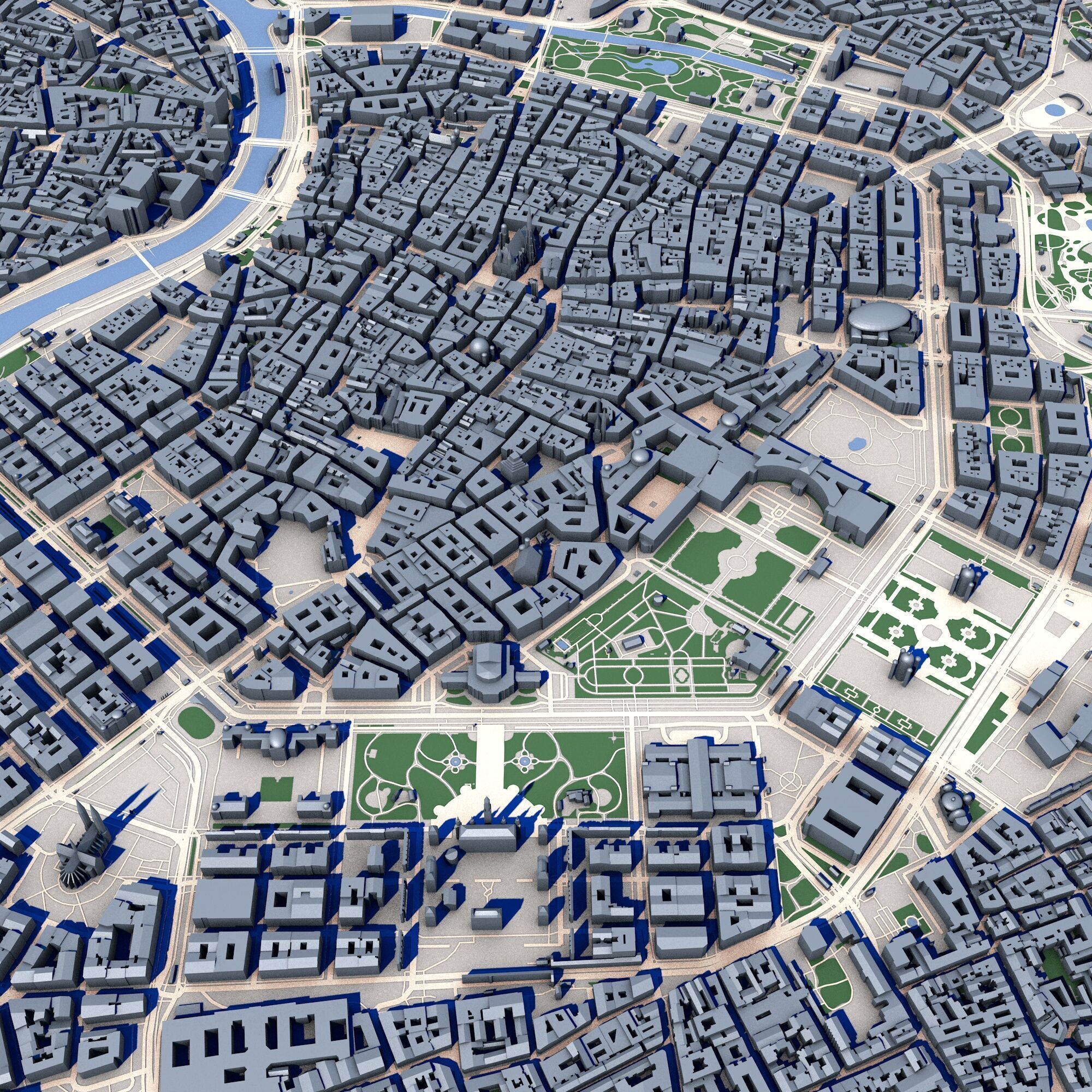 Vienna City Austria 3D model_5