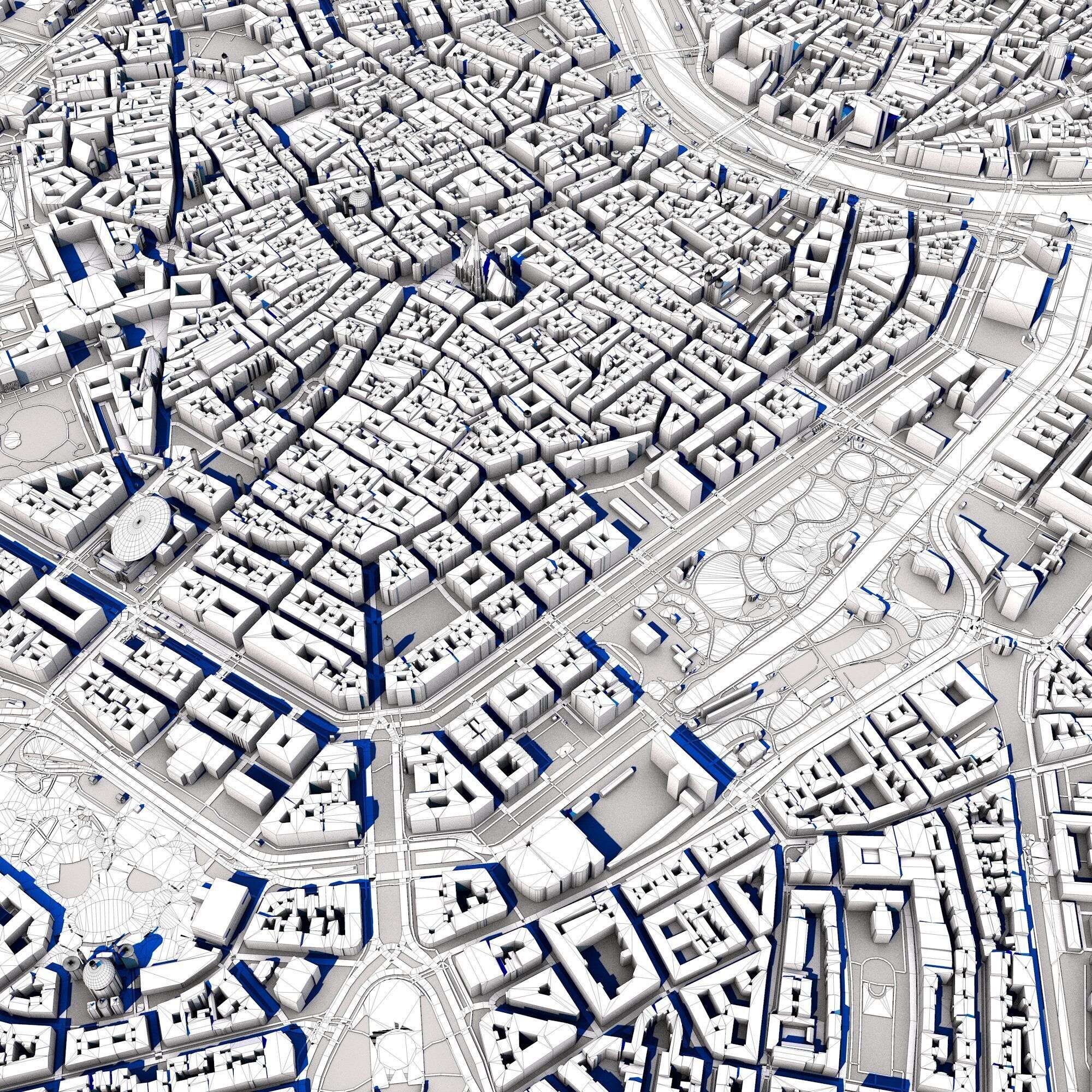 Vienna City Austria 3D model_9