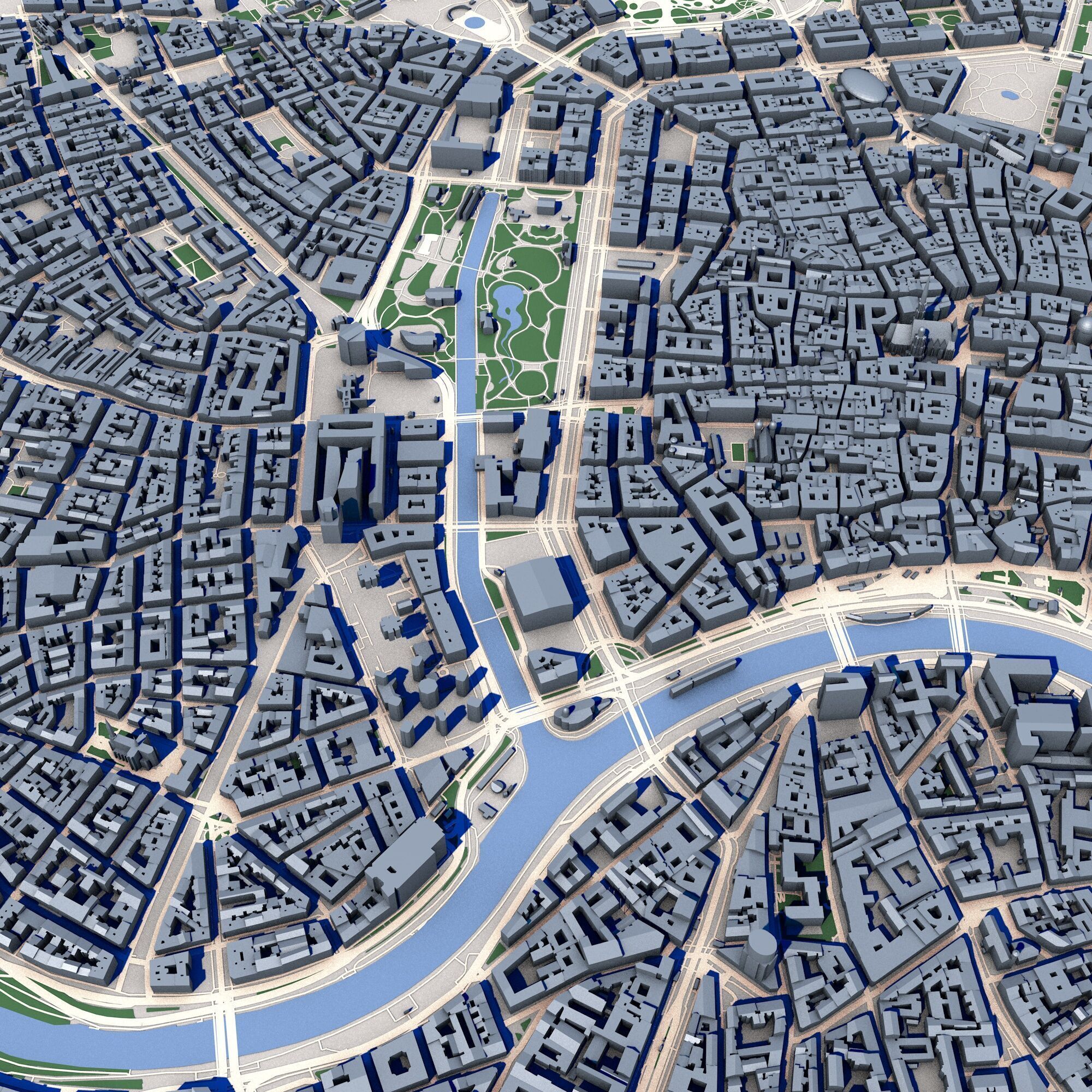 Vienna City Austria 3D model_7