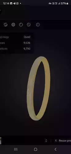 3d model of persian bracelet 