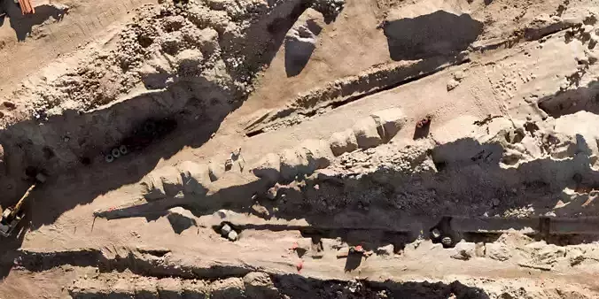 3D Scanned Big Construction Site