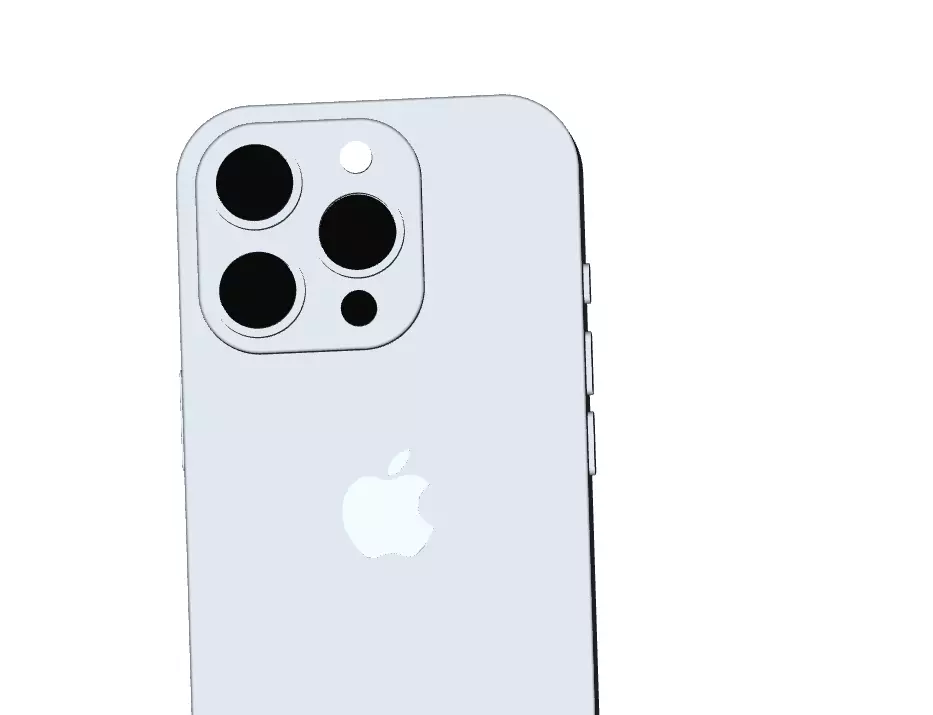Apple iPhone 16 Pro CAD Model 3D print model_0