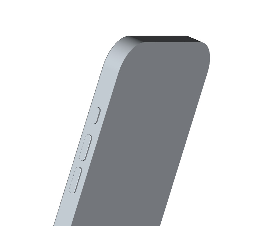 Apple iPhone 16 Pro CAD Model 3D print model_2