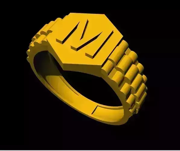 men signet ring 3dm file