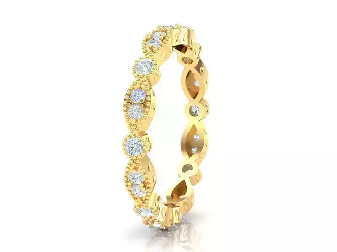 Top Women Ring 3DM STL Jewelry 1WR238