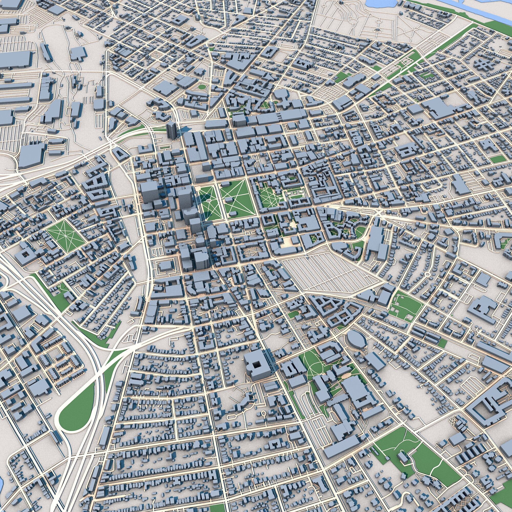 New Haven City Connecticut 3D model_7