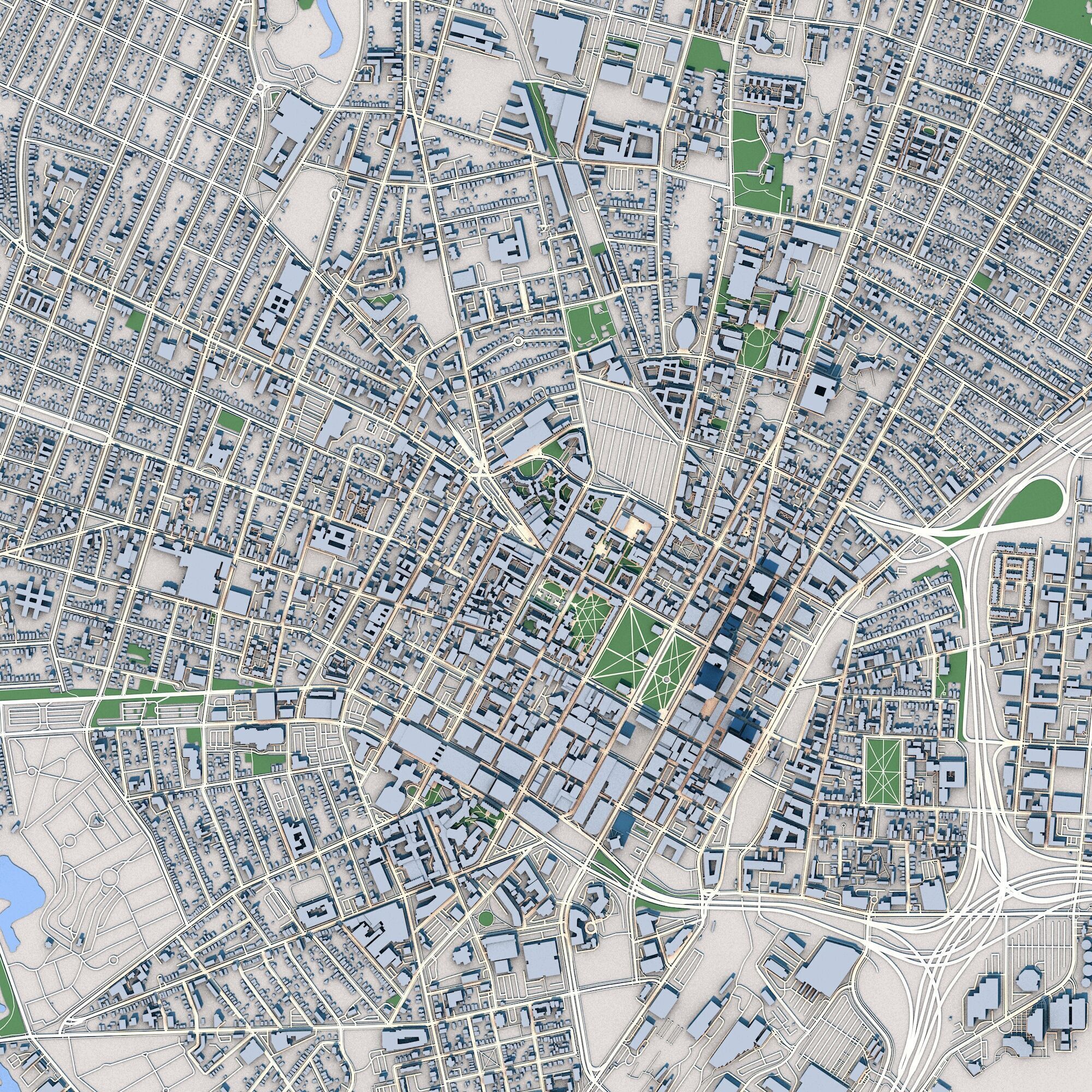 New Haven City Connecticut 3D model_3