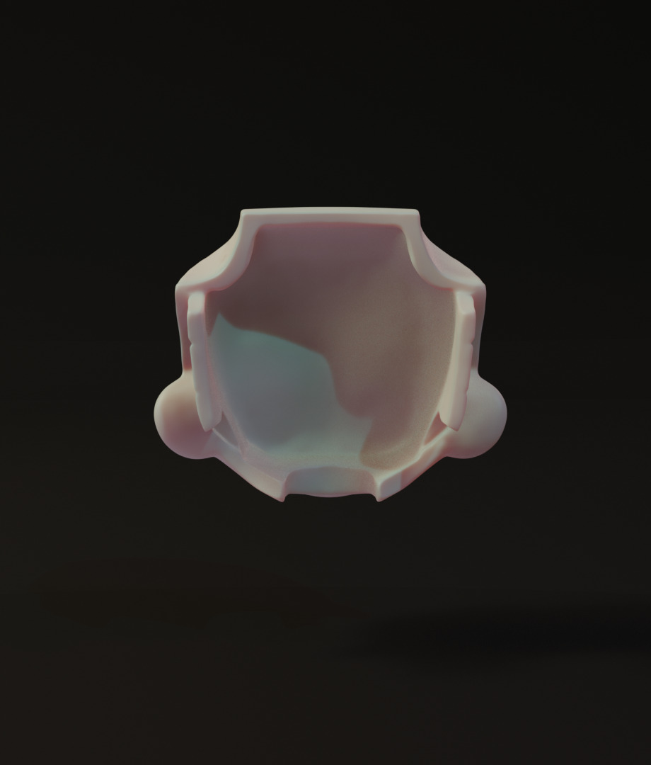 Nendoroid Custom faceplate for OB22 3D print model_8